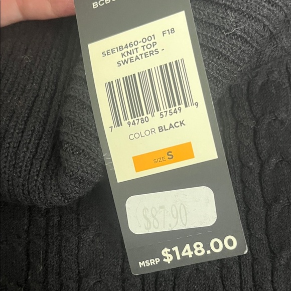 BCBGMaxAzria Black Knit Top - Picture 6 of 6